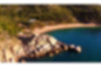 Aerial of Arthur Bay from West Hill Poin