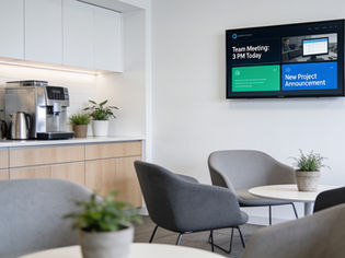 Digital Signage for Corporate Offices: Internal Communications