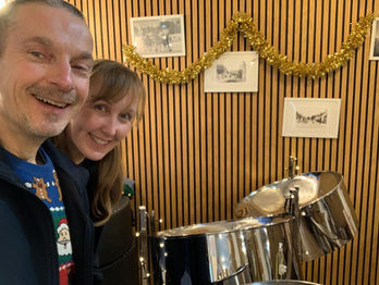 Rebekah and Graham at Midhurst Christmas celebrations