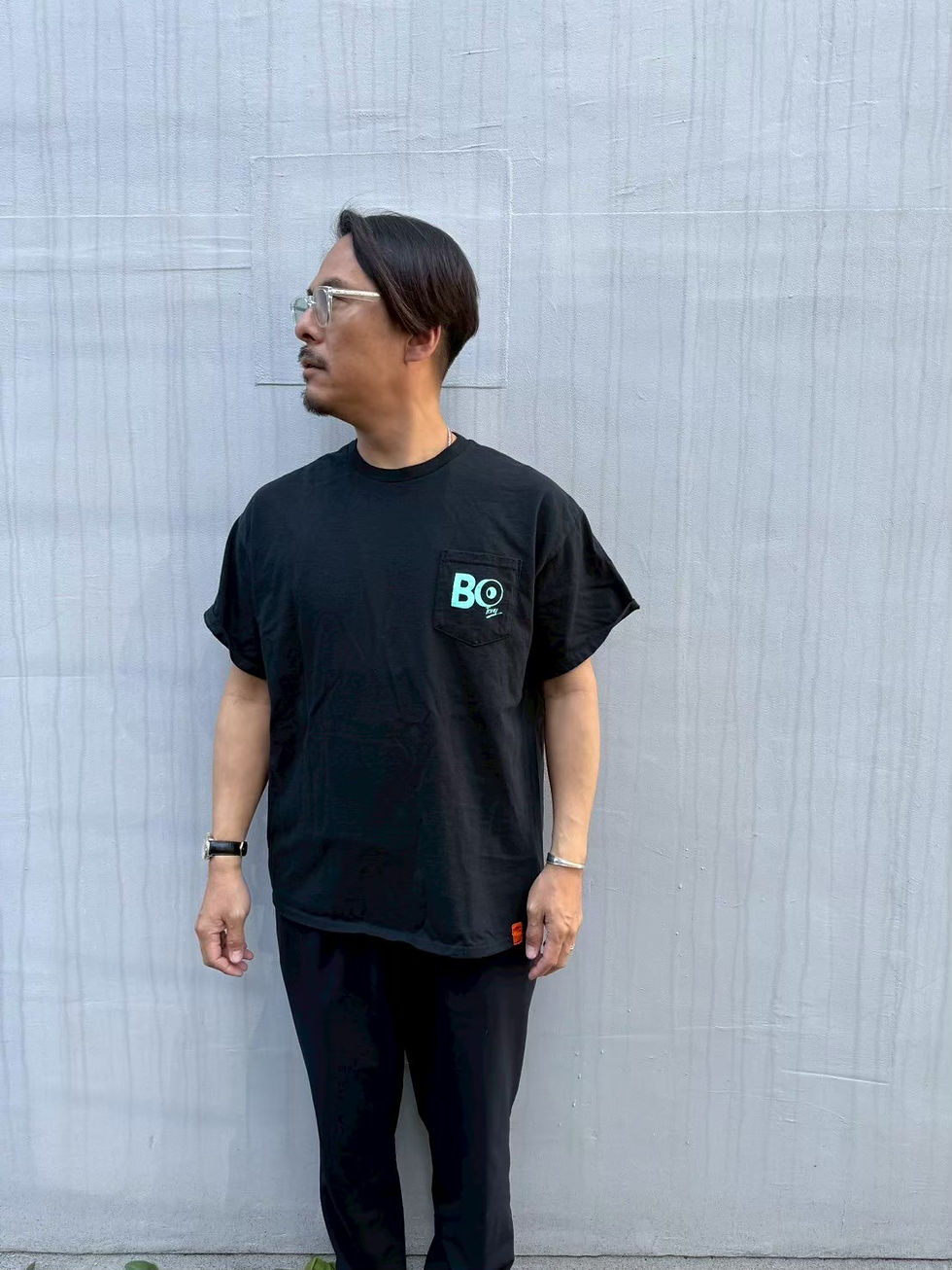 Beautiful One Pockrt Tee / 25SM-005 BLACK