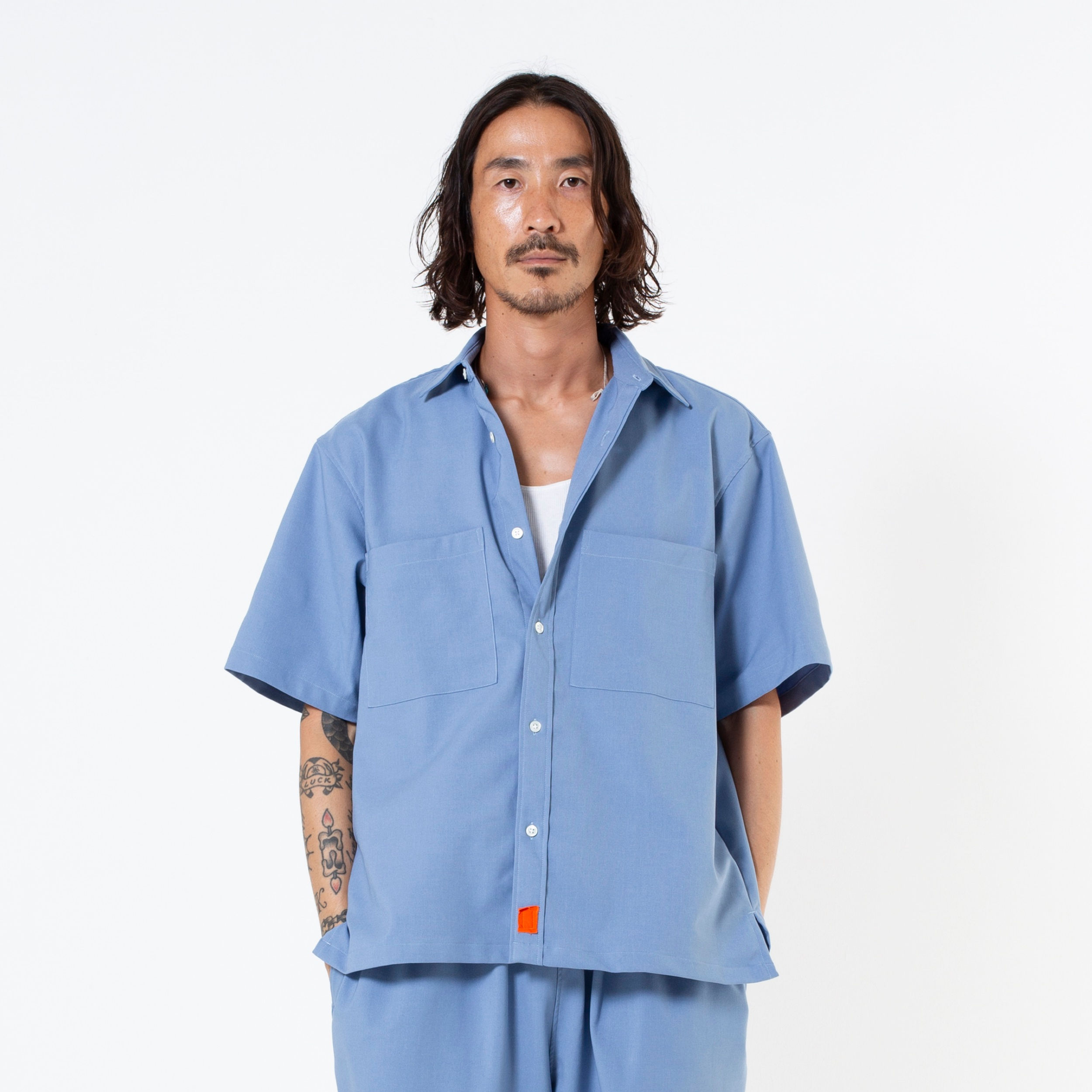 Malibu Flea SS Shirts / 26SS-012 LT.BLU