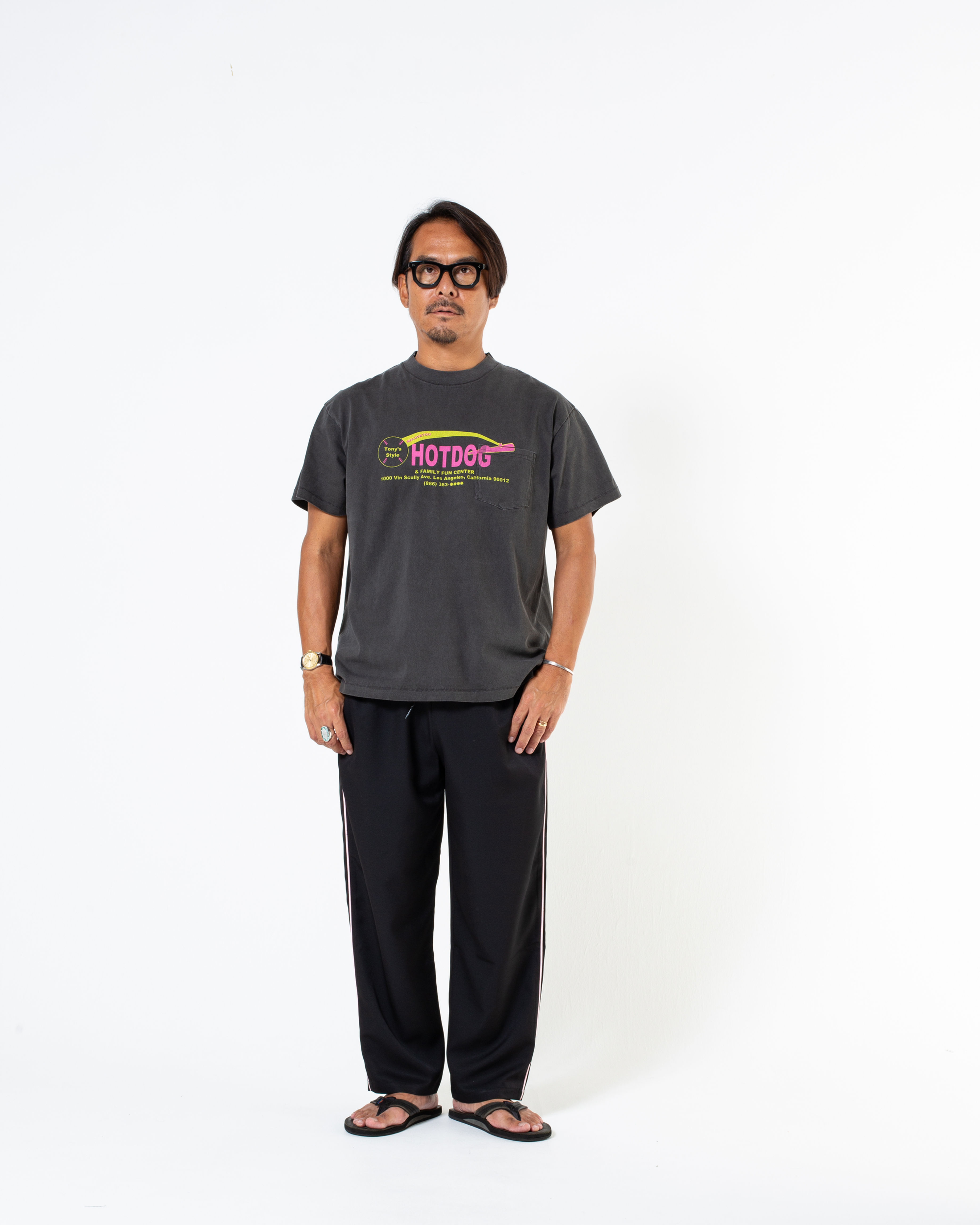 Hotdog “渾身”Pocket Tee / 26SS-018 BLACK