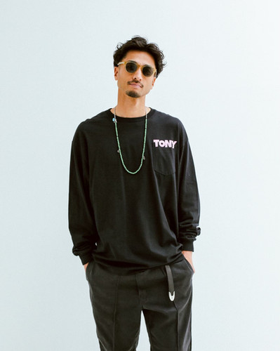 AUTHENTIC L/S TEAM POCKET TEE Sサイズ YLサイズのみ］LEGIT ジュニア バスケTシャツ【FADE S/S TEE