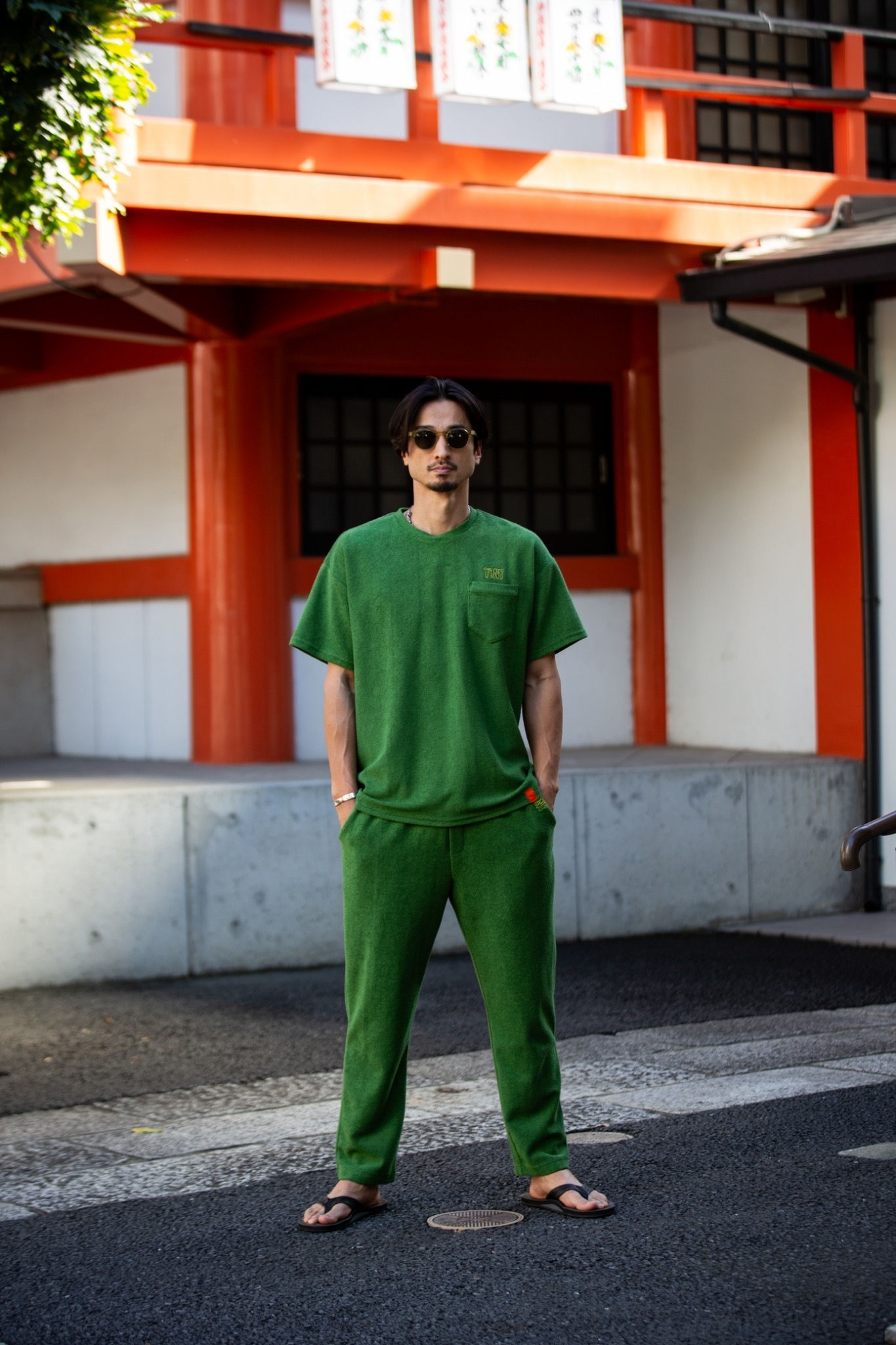 SUUSET PILE PANTS 24SP-013 GREEN