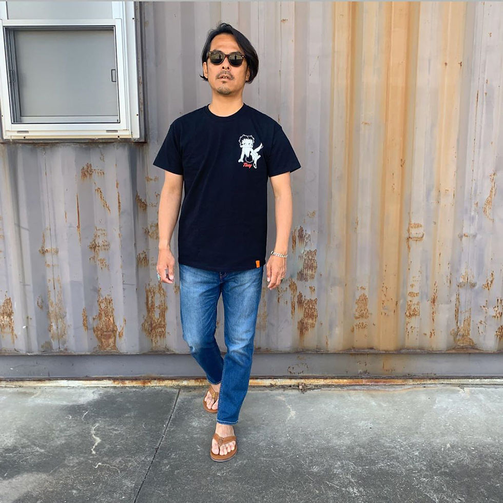 Betty Boop Tony T-Shirts (20SP-031) BLACK