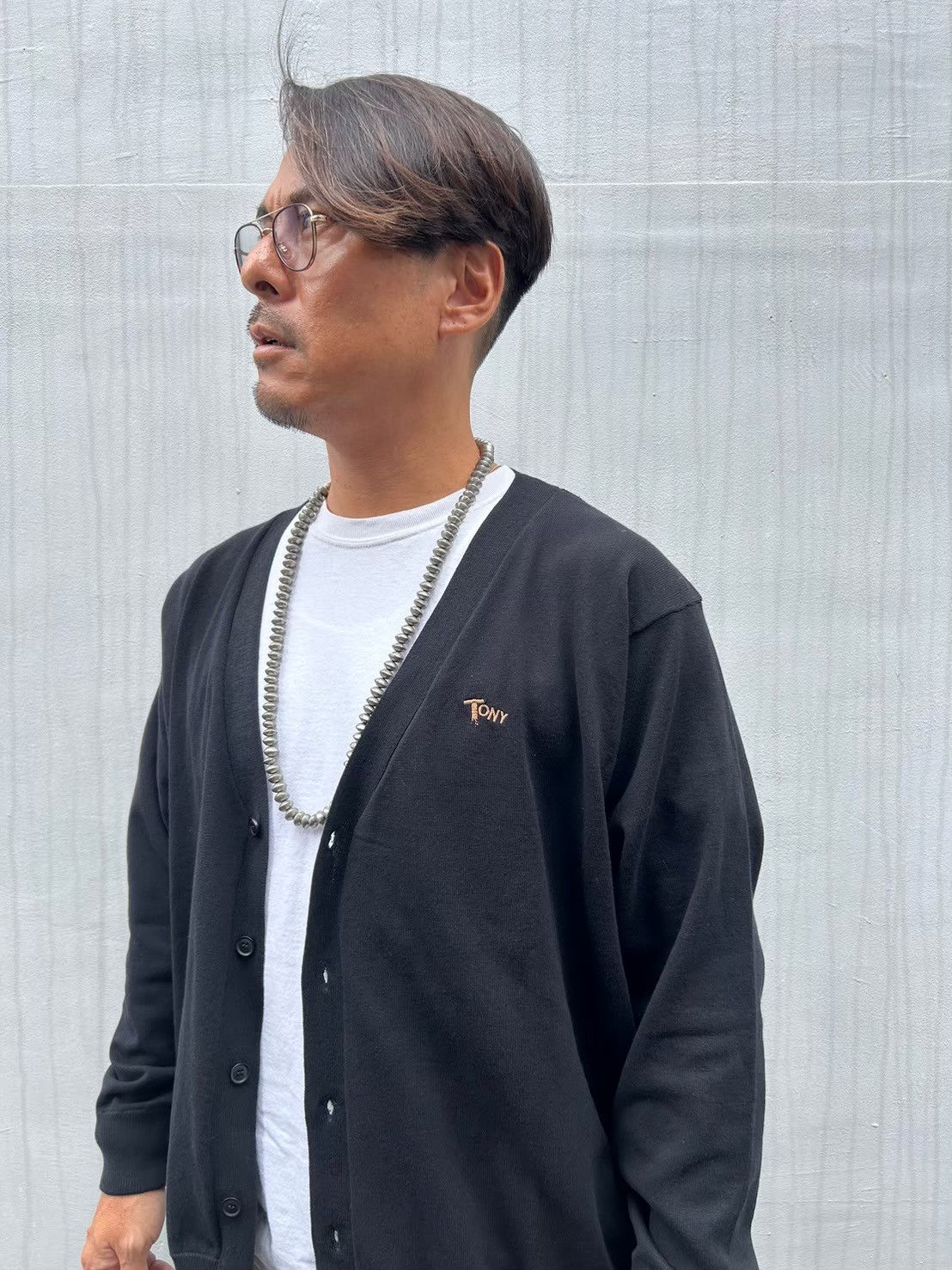 TWIST SWITCH CARDIGAN / 25SP-004 BLACK