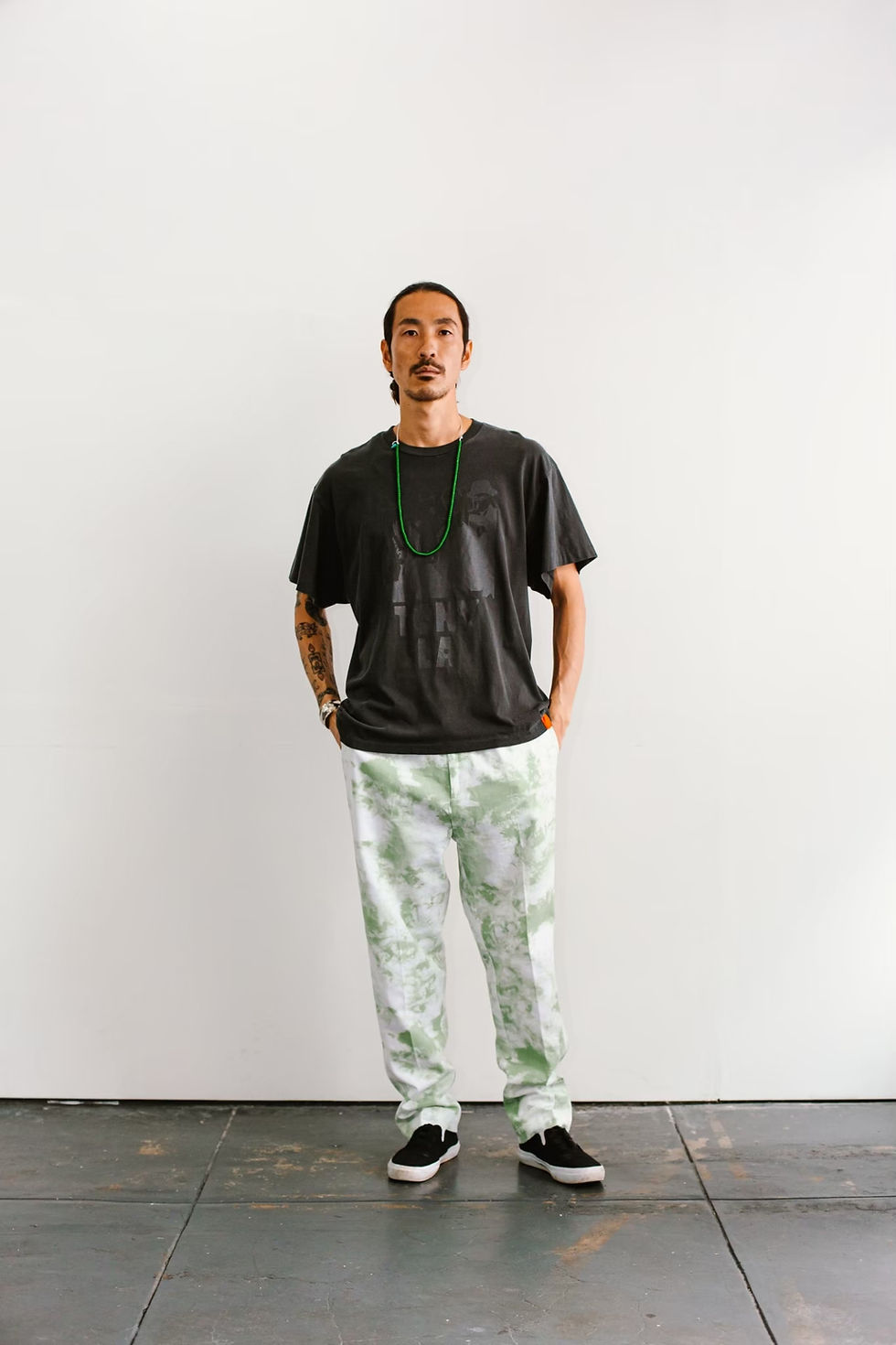 サムネイル： TONY LA “渾身” TEE / 25SP-020 BLACK