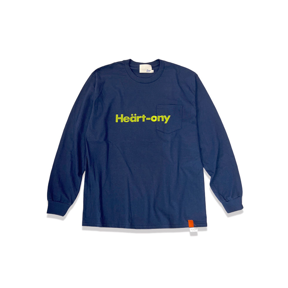 サムネイル： Cookies & Cream pocket LS tee /24FW-005 NAVY