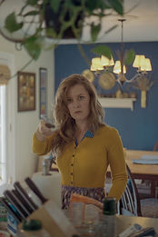 woman, knife, thriller, kitchen