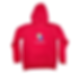 Red YAS Hoodie back view