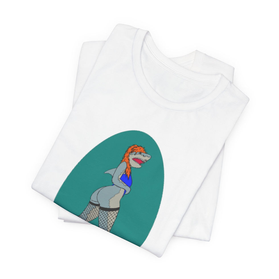 Thumbnail: Platform Boot Shark Unisex Jersey Tee