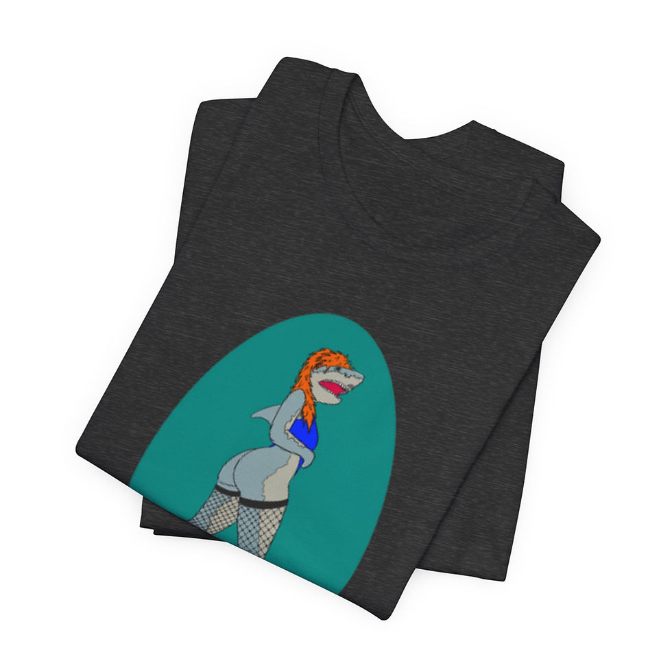 Thumbnail: Platform Boot Shark Unisex Jersey Tee