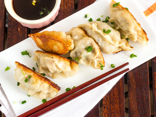 Pea & Ricotta Potstickers