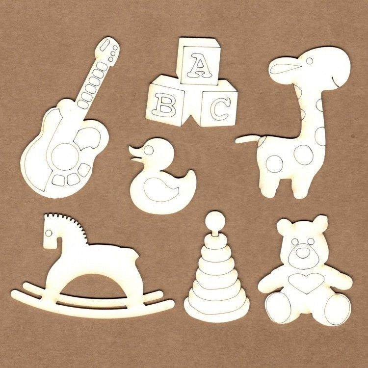 Set of Chipboard – My Baby