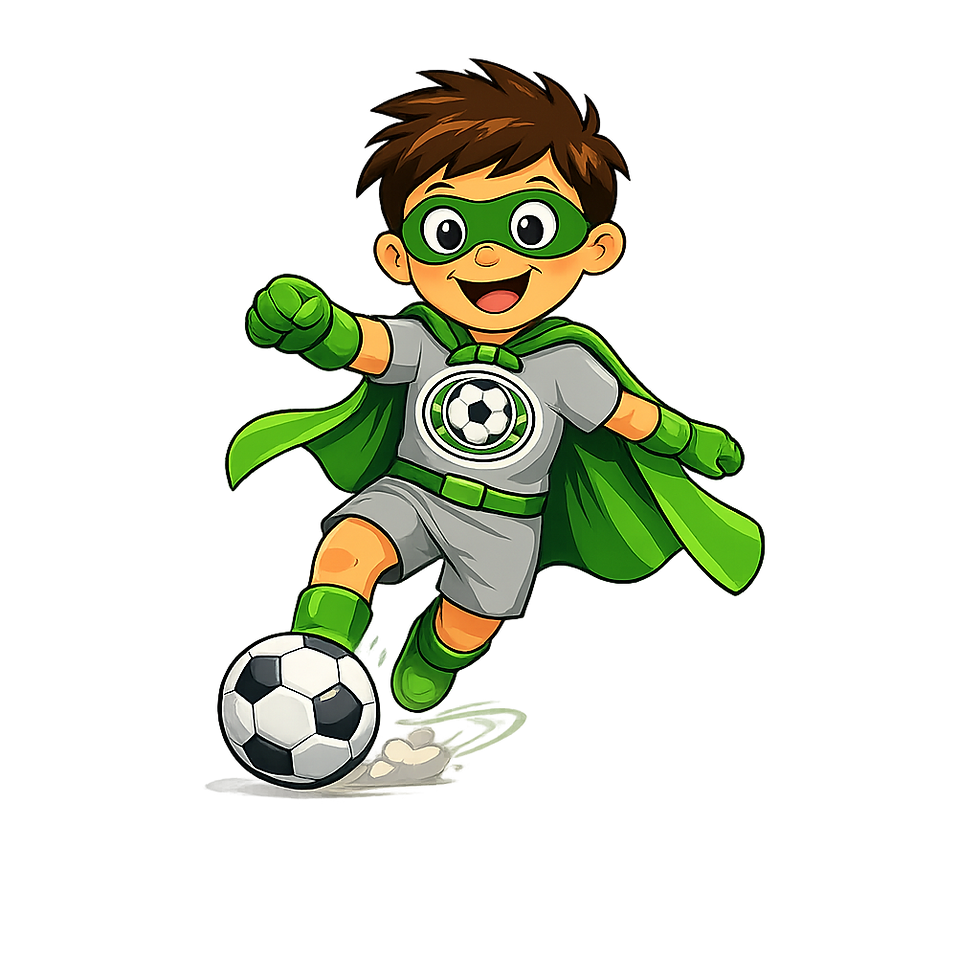 Generated image_ Superhero boy kicks soccer ball.png