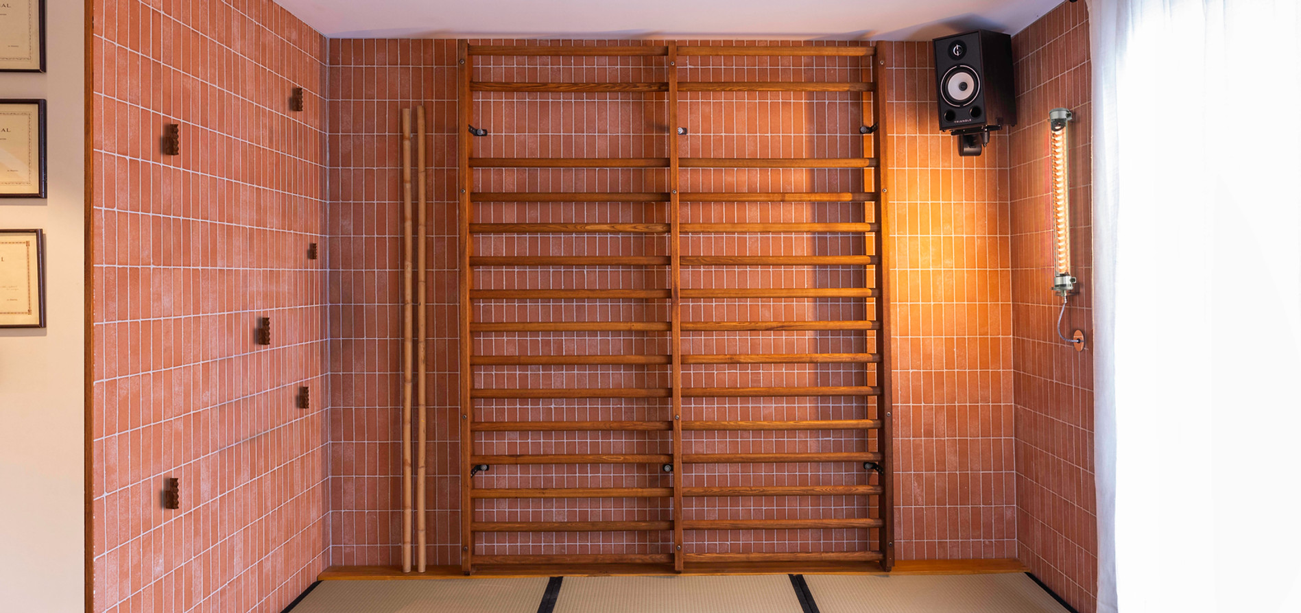 Vue d'ensemble - Tatamis - gymroom - salle de sport résidentielle - studio ghiribelli