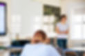 teacher in classroom