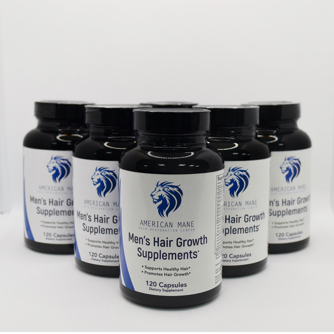 Suplemento para el crecimiento del cabello American Mane (paquete de 6)