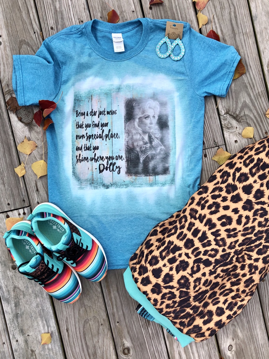 Thumbnail: Shine Where You Are Dolly Sublimation Tee - Unisex Sizing