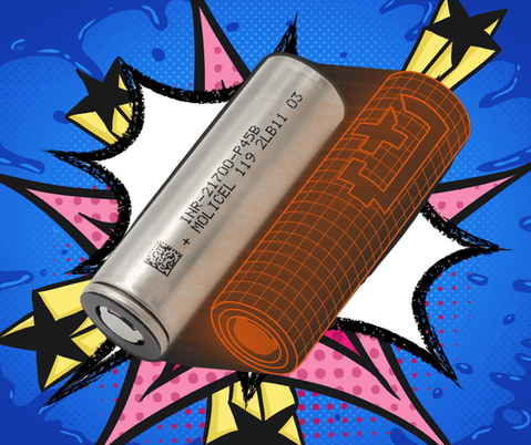 Product: 72v 13.5ah Molicel P45B Series Lithium-ion eBike Battery
