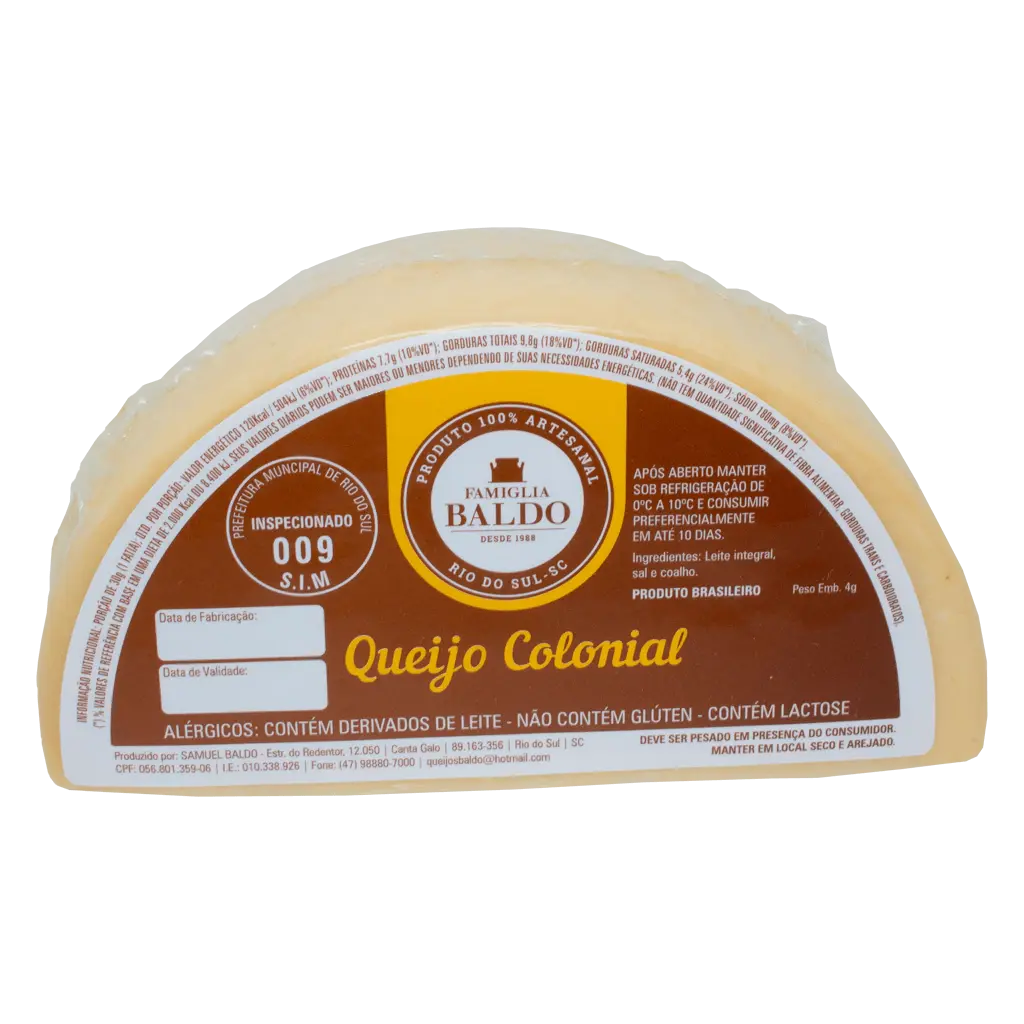 QUEIJO TRADICIONAL FAMIGLIA BALDO