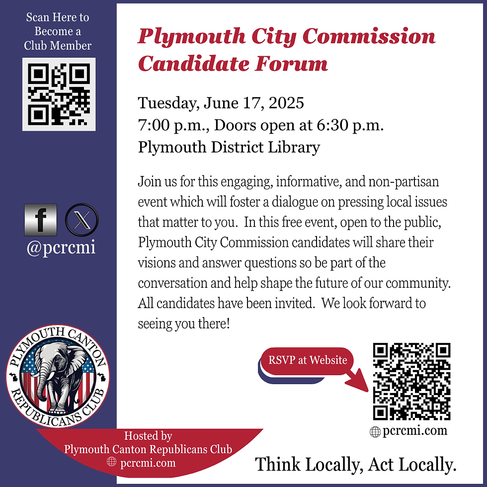 Plymouth City Commission Candidate Forum