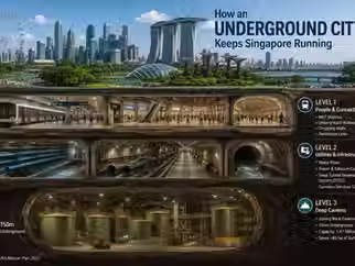 How an Underground City Keeps Singapore Running
