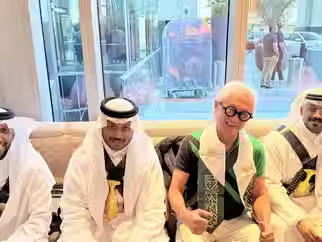 Celebrating Saudi National Day with Friends