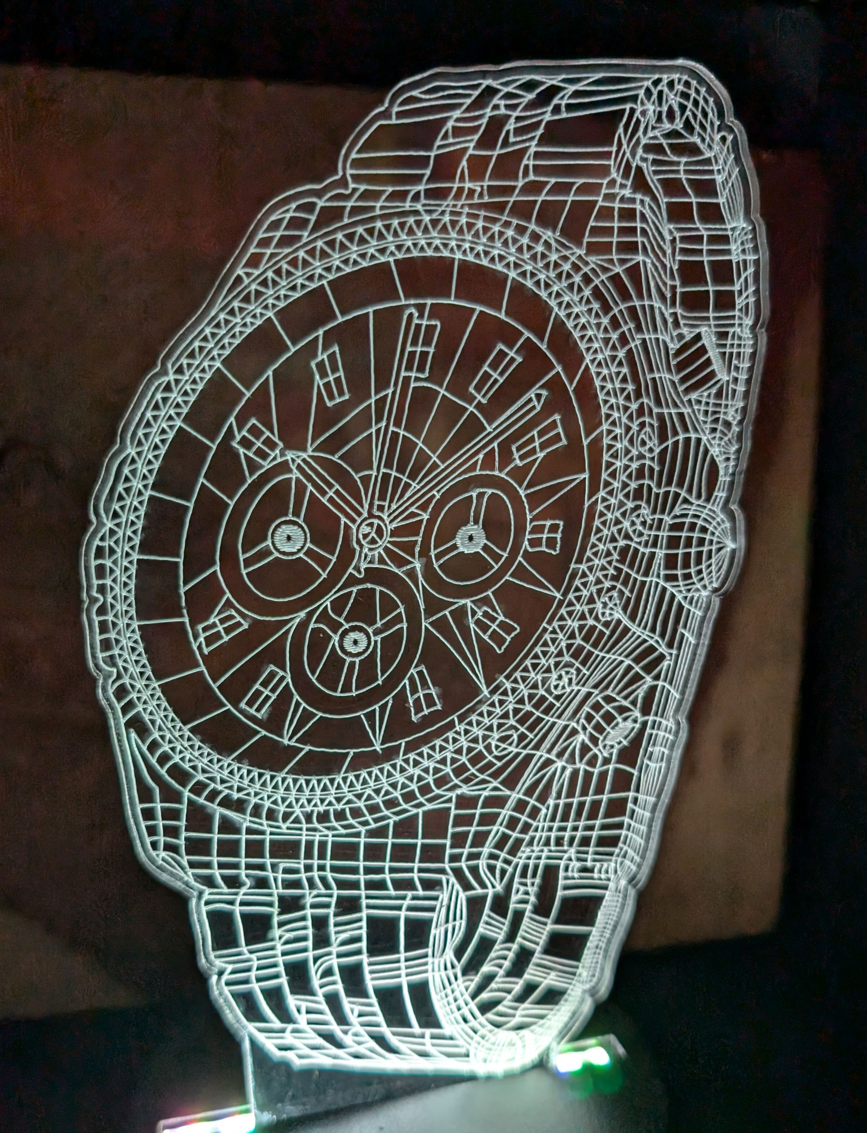 Selection of 3D Acrylic lights