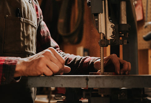 Woodworking with saw