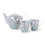 Miniature : Coffret de 2 mugs 35 cl Flower Festival bleu, PIP STUDIO