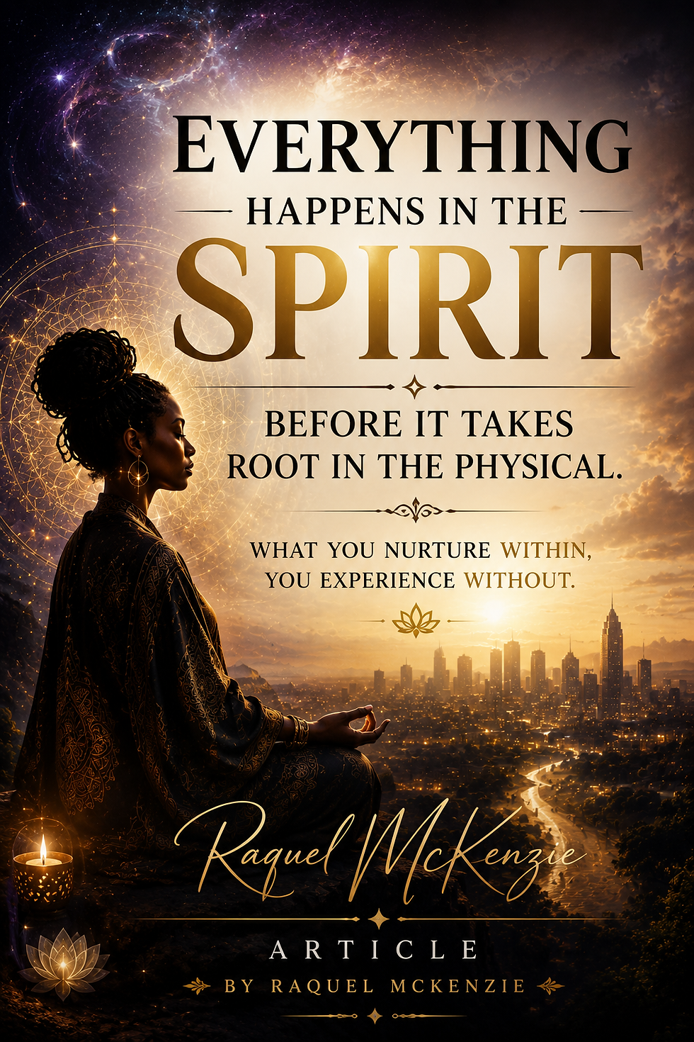 Everything Happens in the Spirit Before It Takes Root in the Physical