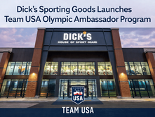Dick’s Sporting Goods Team USA ambassador program Olympic athletes Milano Cortina 2026