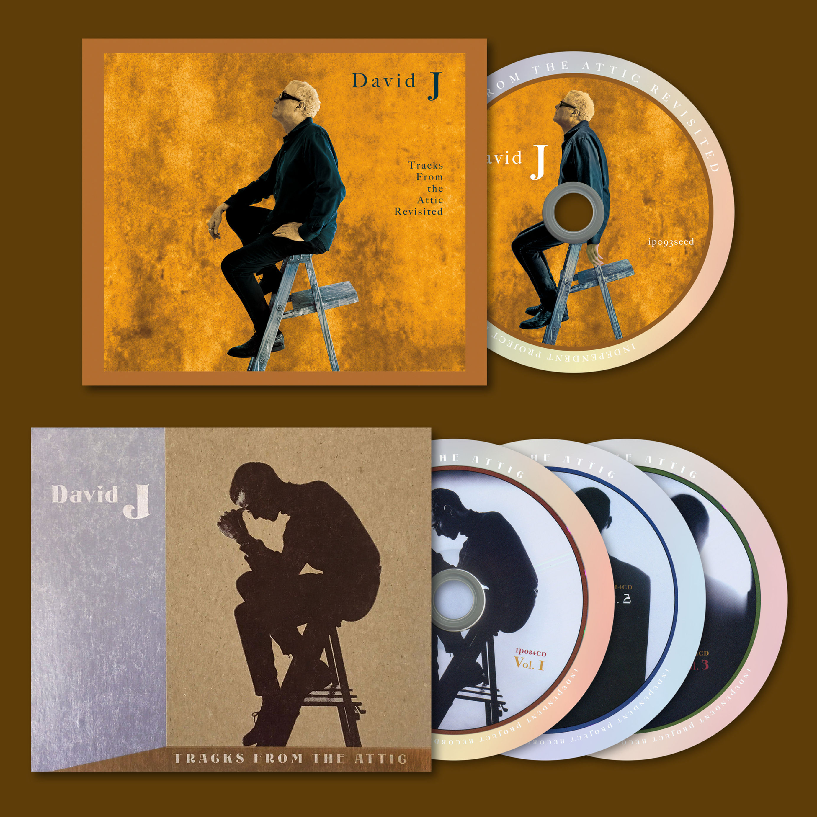 DAVID J - Tracks From the Attic Revisited + Tracks From the Attic CD Bundle #1