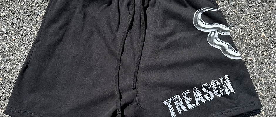 Black Chrome "Treason" shorts