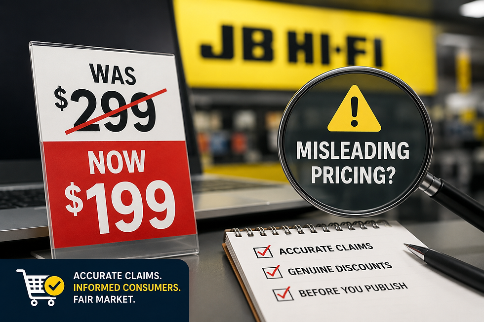 JB Hi-Fi to refund consumers after allegedly misleading “was/now” pricing