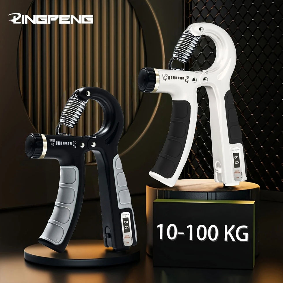 Thumbnail: 10-100kg Adjustable Hand Grip Strengthener Hand Grip Trainer With Counter Wrist 