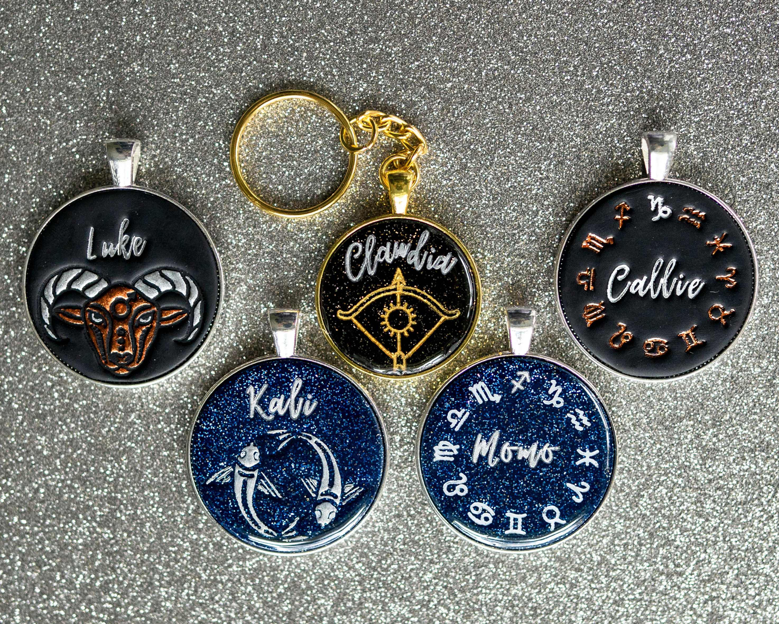 Zodiac Tags & Keychains