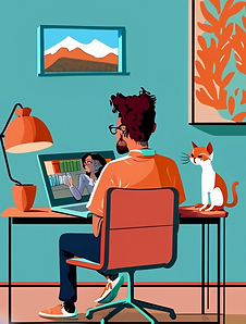 person working with a financial coach