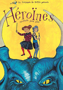 spectacle pour enfant Montpellier - sorcière - chevalier - dragon