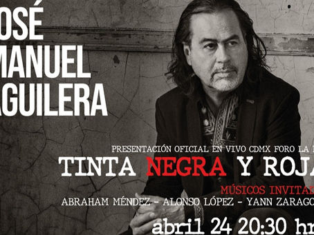 José Manuel Aguilera convierte la literatura en sonido con “Tinta Negra y Roja”