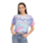 Thumbnail: Santa Barbara Logo - Women's Tie-Dye Crop Tee