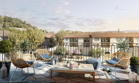 #perspectiveterrasseprovence3Dattikimages3dpromotionimmo