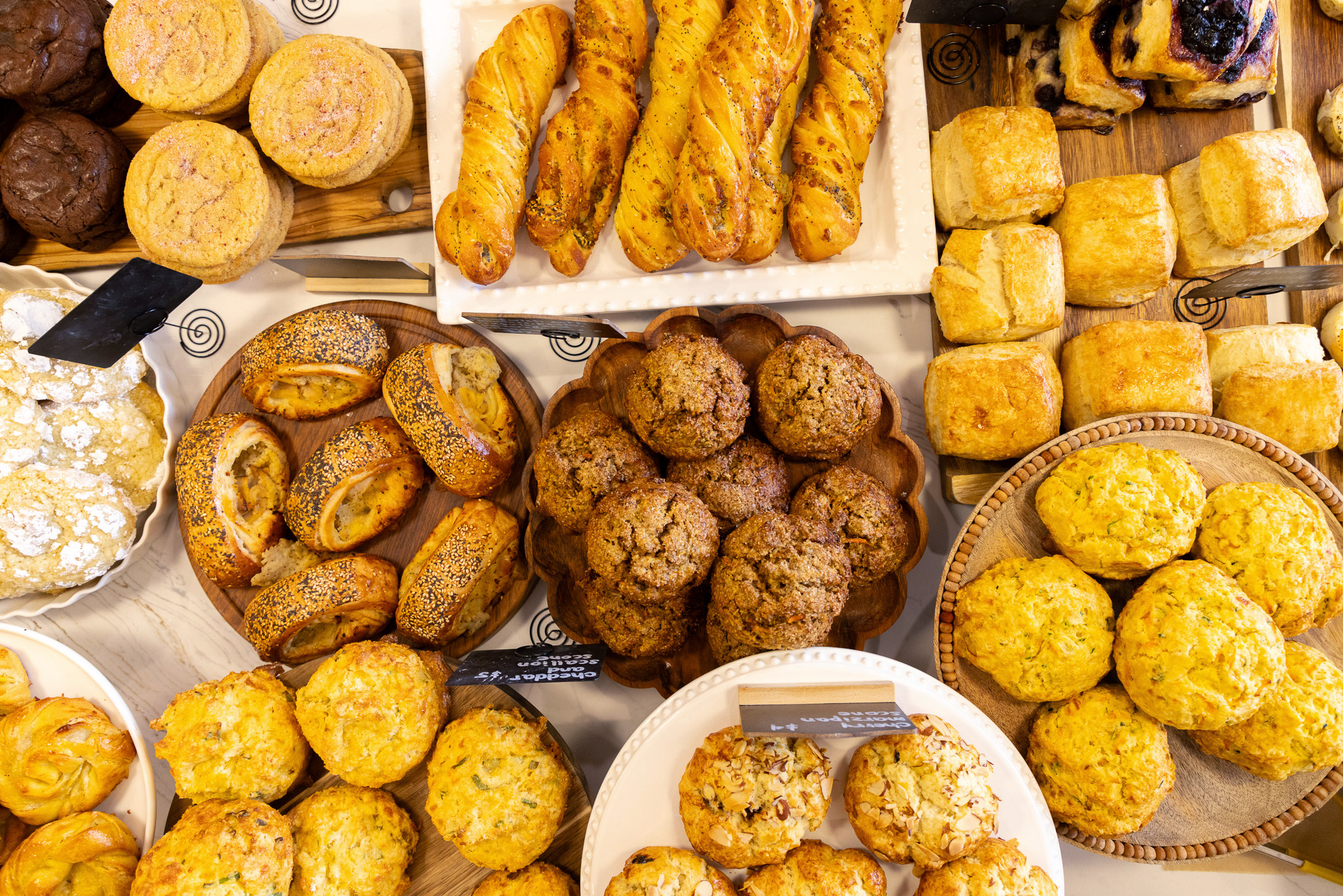 Arranged Food and Objects