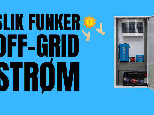 Hva er et off-grid strømsystem bygget opp av?