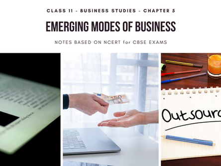 Emerging Modes of Business | Business Studies | Class 11