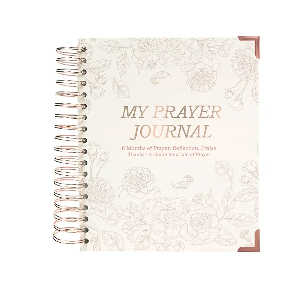 Thumbnail: Baptism Center Custom B5 Prayer Journal Spiral‑Bound Encouragement Gift