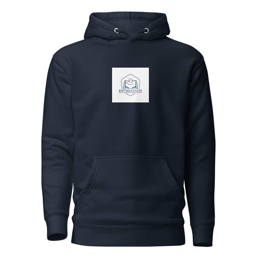Thumbnail: Baptism Center Logo Premium Pullover Hoodie — Unisex Cotton Heritage M2580