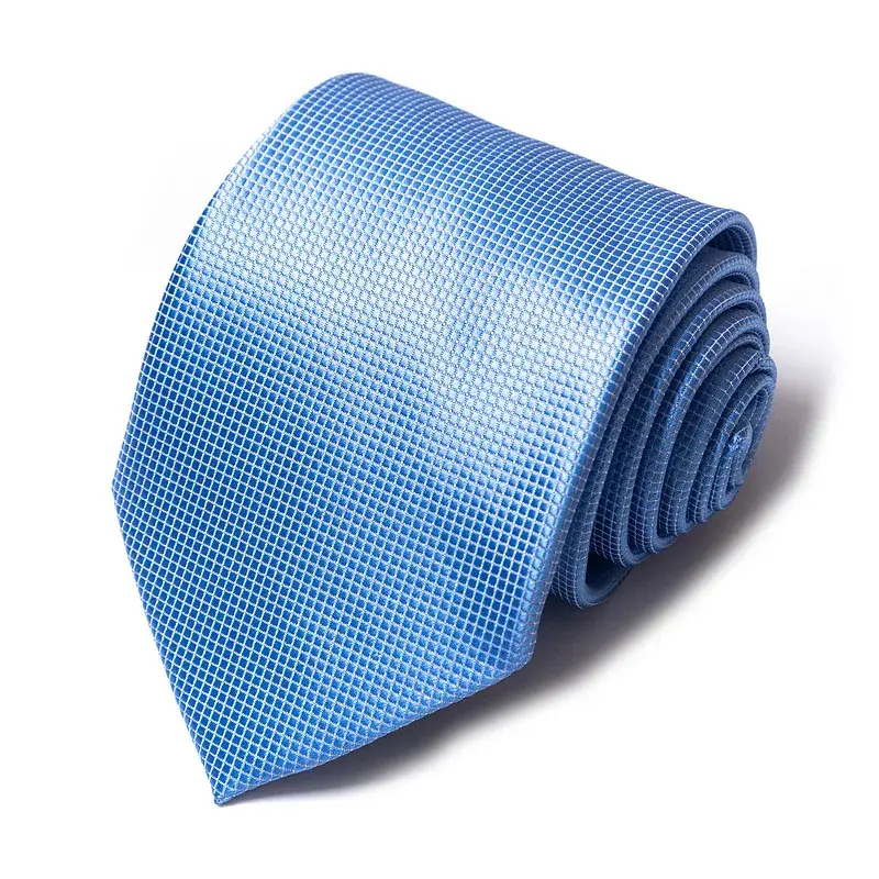 Thumbnail: Baptism Center Blue Stripe Men’s Luxury Tie for Baptism Anniversary Celebrations