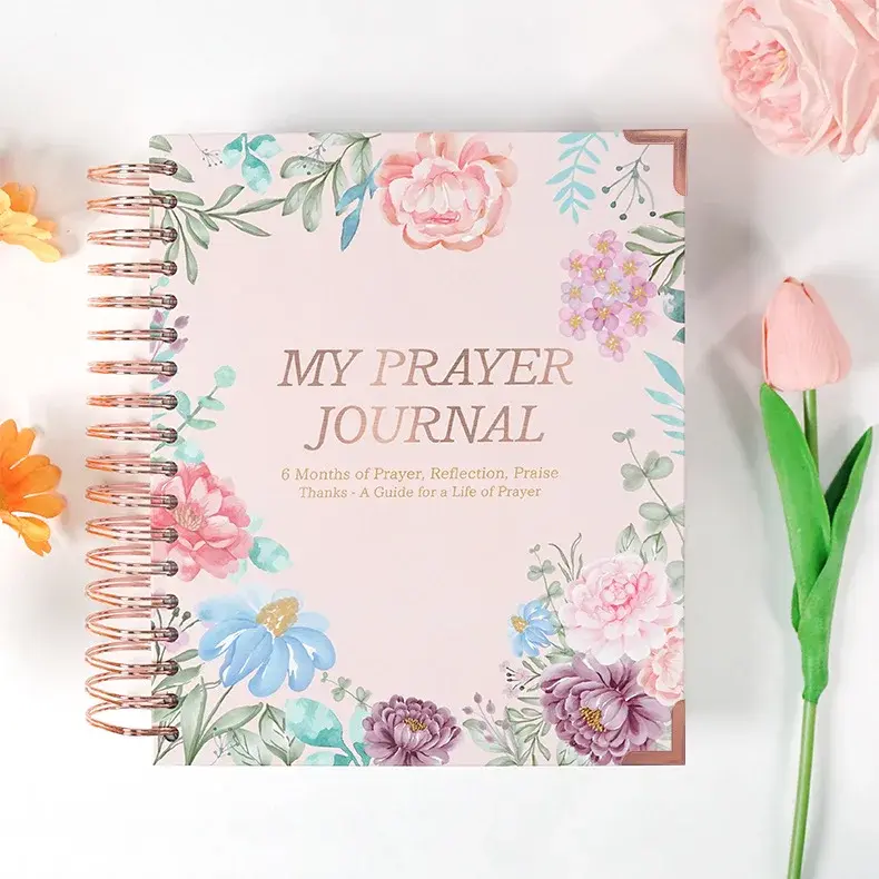 Thumbnail: Baptism Center Custom B5 Prayer Journal Spiral‑Bound Encouragement Gift